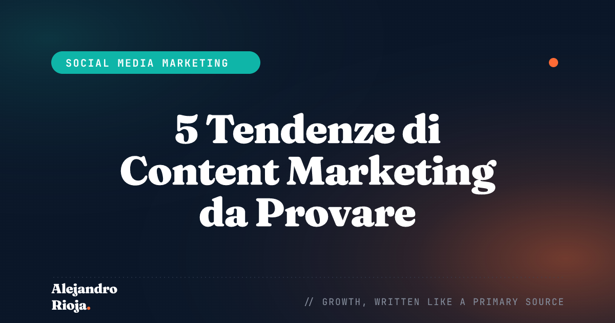 strategie di content marketing