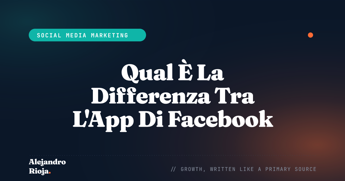 App di Facebook e Touch