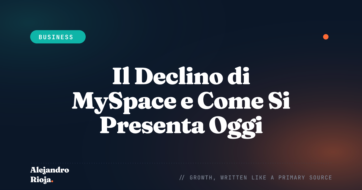 MySpace esiste ancora? Perché MySpace ha fallito?