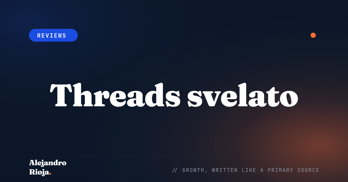 Threads svelato: come restare organizzati e connessi