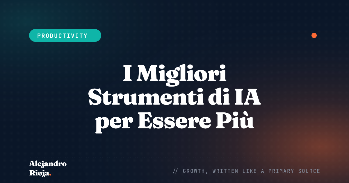 I Migliori Strumenti di IA per Essere Più Produttivi al Lavoro