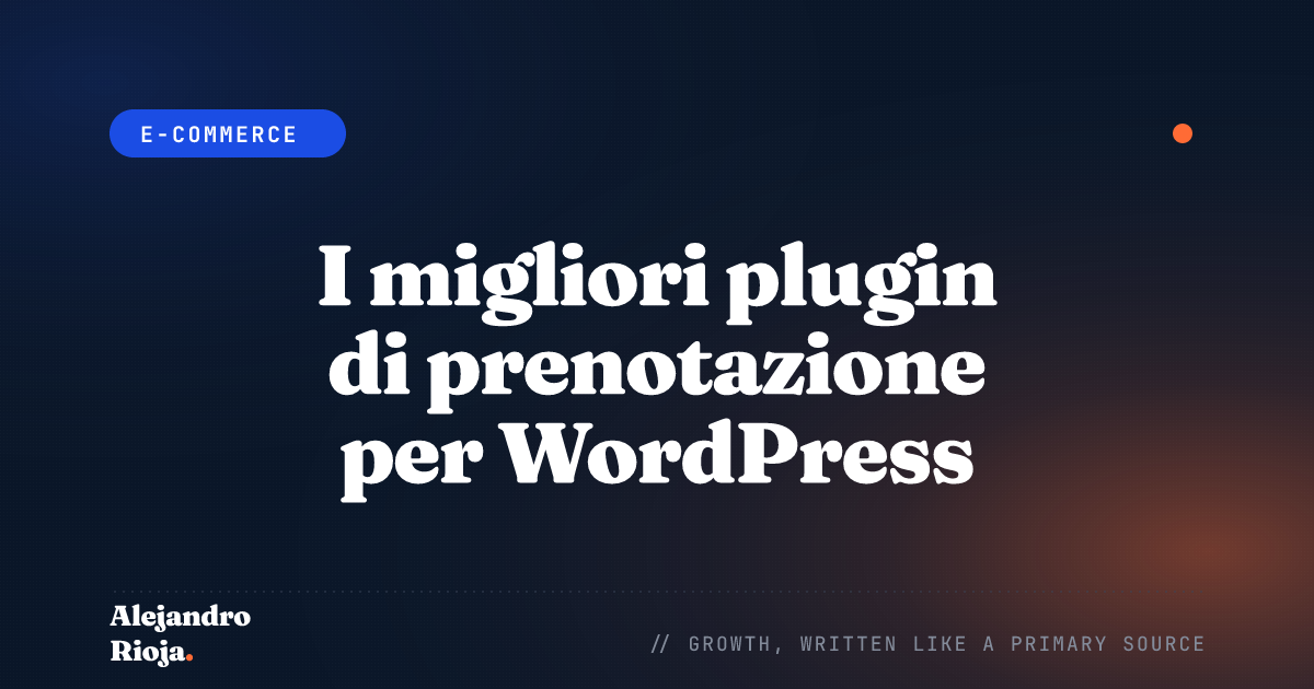 I migliori plugin di prenotazione per WordPress