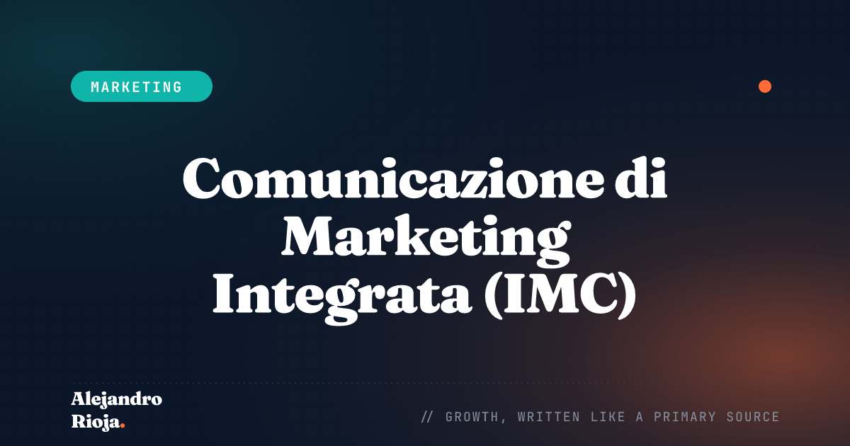Integrated marketing communication (IMC) in 2026