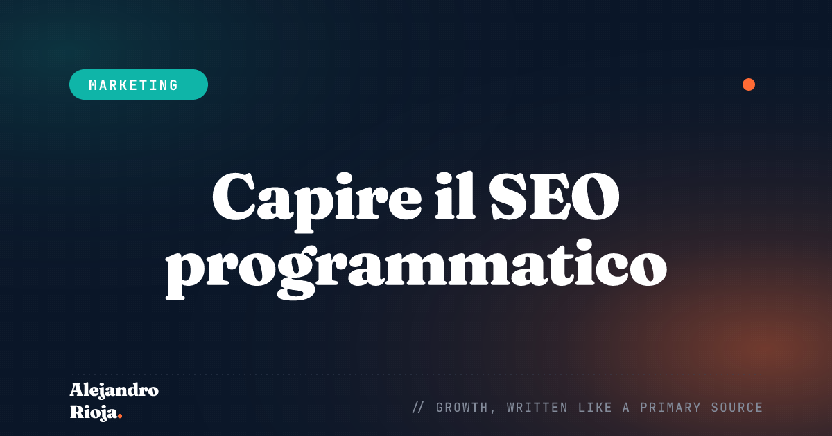SEO programmatico