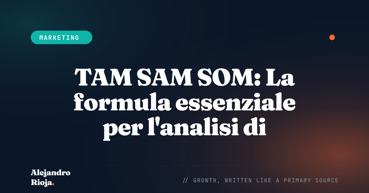 Mastering TAM SAM SOM The Essential Formula for Market Analysis and Growth
