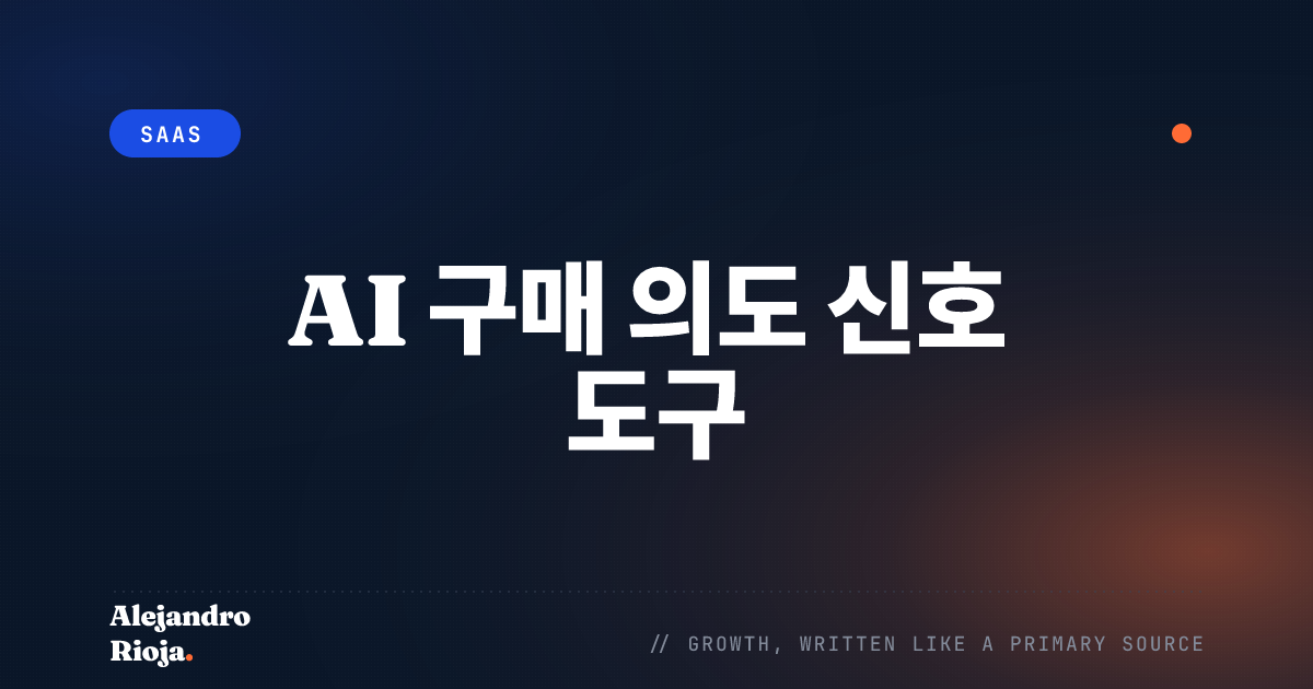 구매 의도 신호 AI 도구: 2026년 5가지 선택지