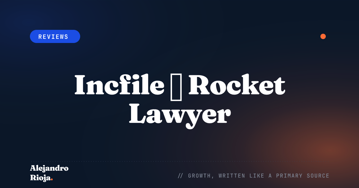 Incfile 대 Rocket Lawyer