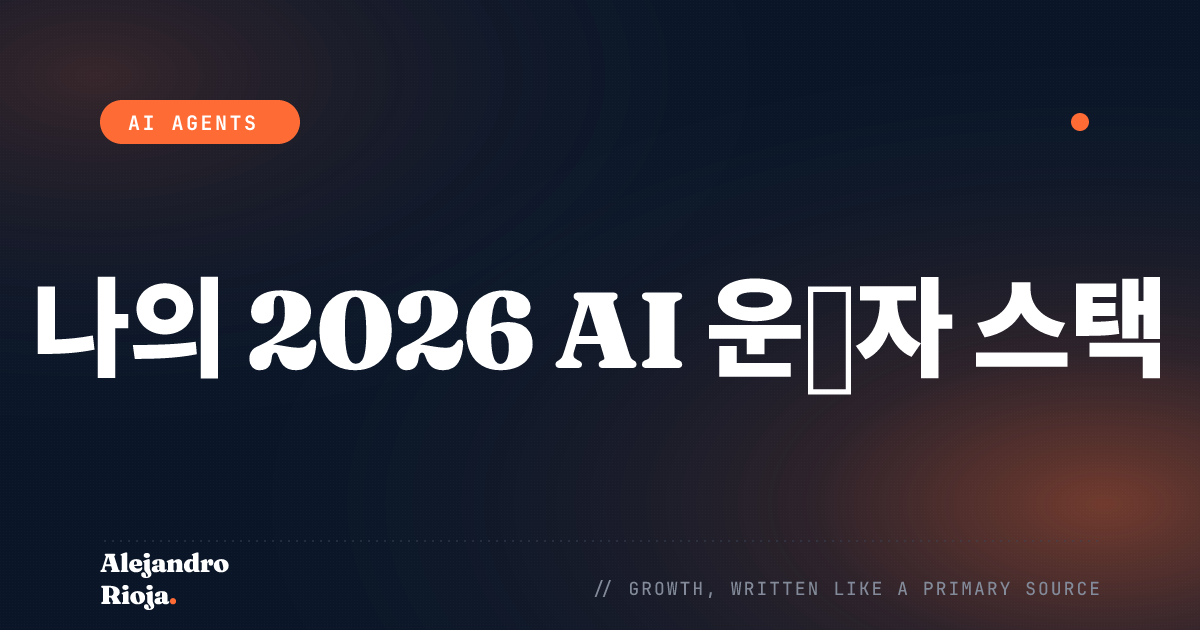 내가 실제로 비즈니스 운영에 사용하는 AI 도구 5가지 (2026)