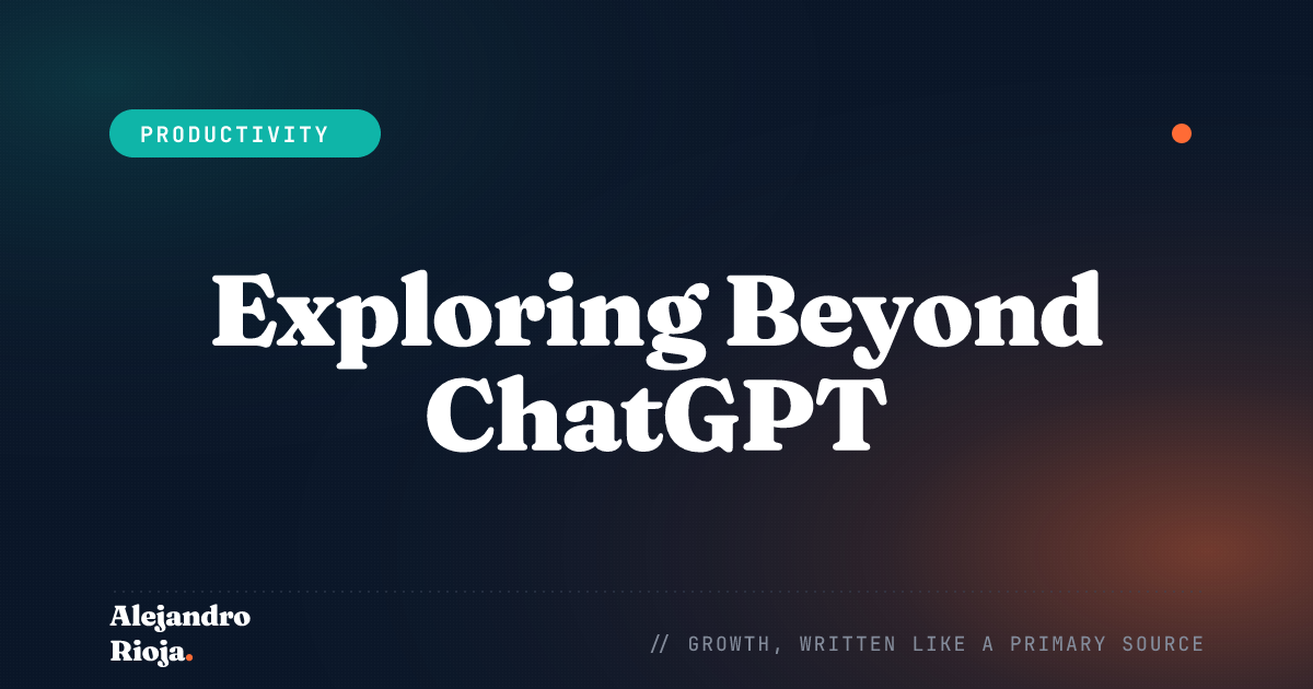 Exploring Beyond ChatGPT Mind-Blowing AI Tools You Must Try Right Now
