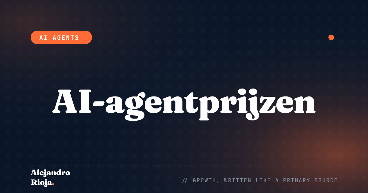 AI-Agent Pricing: Wat Reken Je Klanten voor een AI-Agentbouw?