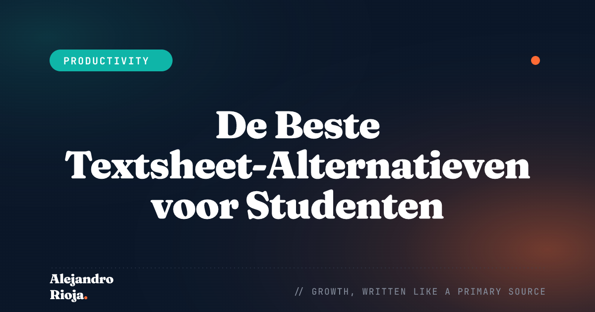 De Beste Textsheet-Alternatieven voor Studenten