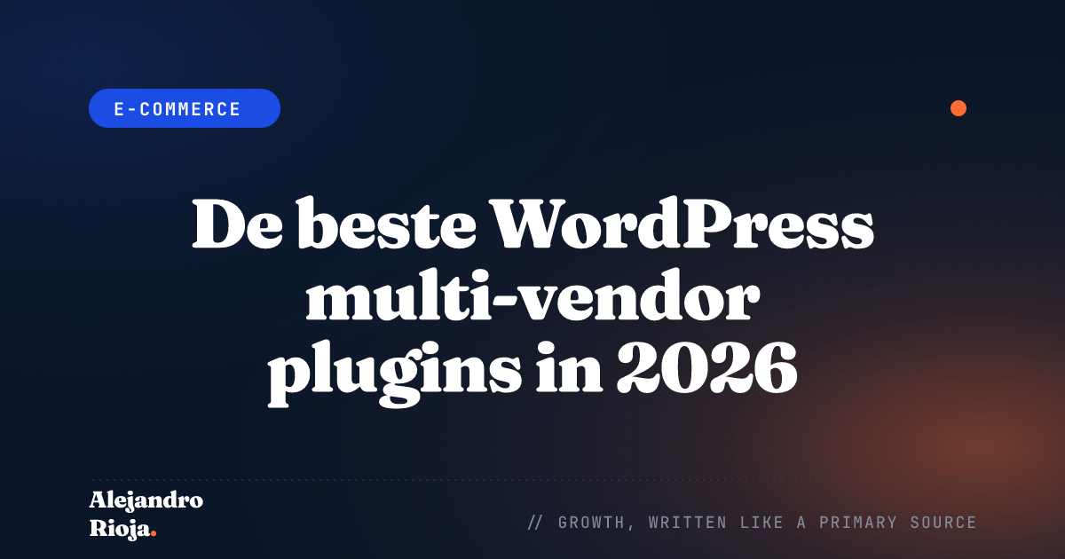 De beste WordPress multi-vendor plugins in 2026