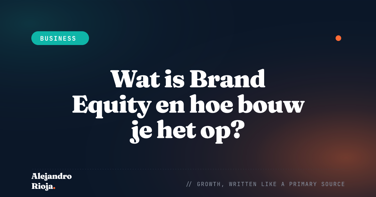 hoe brand equity opbouwen