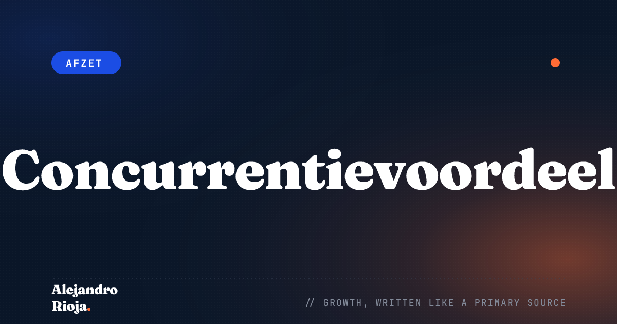 Concurrentievoordeel: definitie, types en voorbeelden