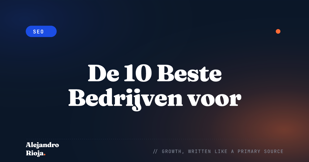 De 10 Beste Bedrijven voor Conversieratio-optimalisatie