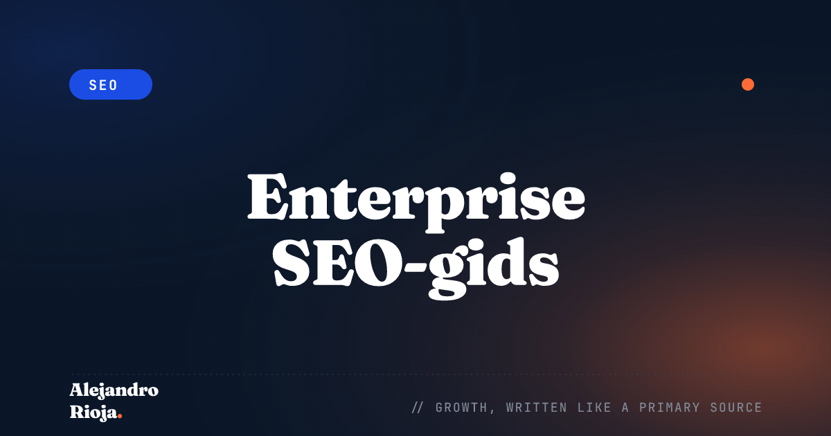 Wat is Enterprise SEO