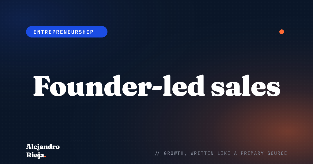 Founder-led sales: hoe je de juiste koper vindt en bereikt voordat je een team opschaalt