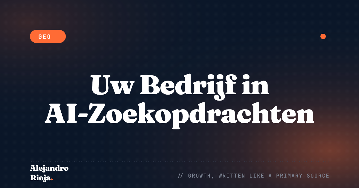 GEO voor Lokale Bedrijven: Geciteerd Worden door AI-Zoekresultaten