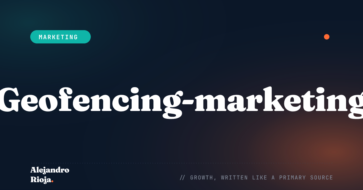 Wat is geofencing-marketing