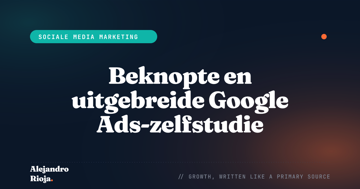 Google ads tutorial
