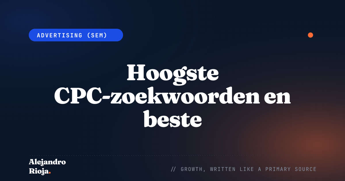 Hoogste CPC-zoekwoorden en beste AdSense-niches – 2026