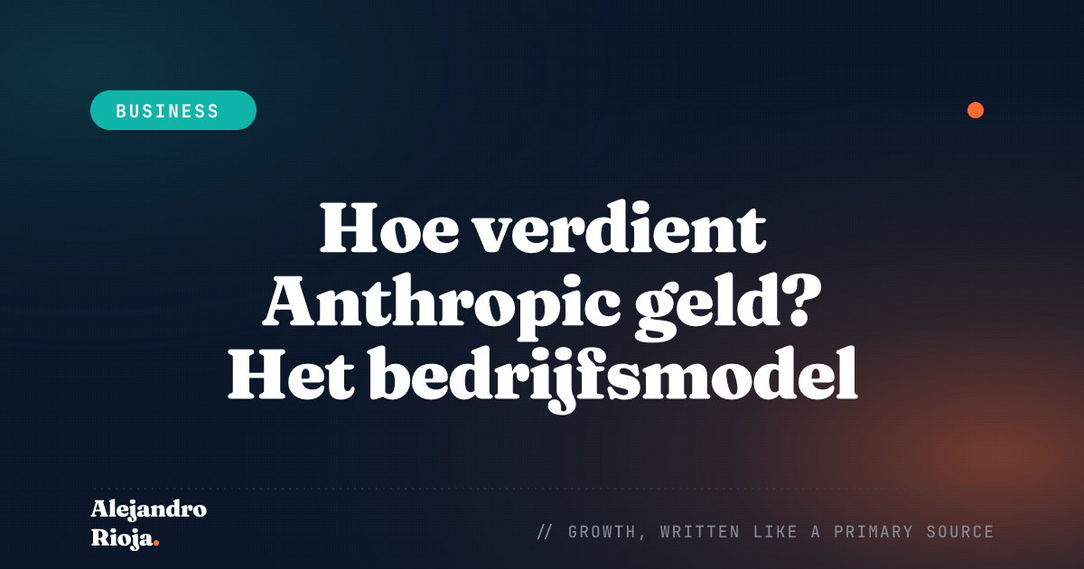 Hoe verdient Anthropic geld — het bedrijfsmodel van Claude