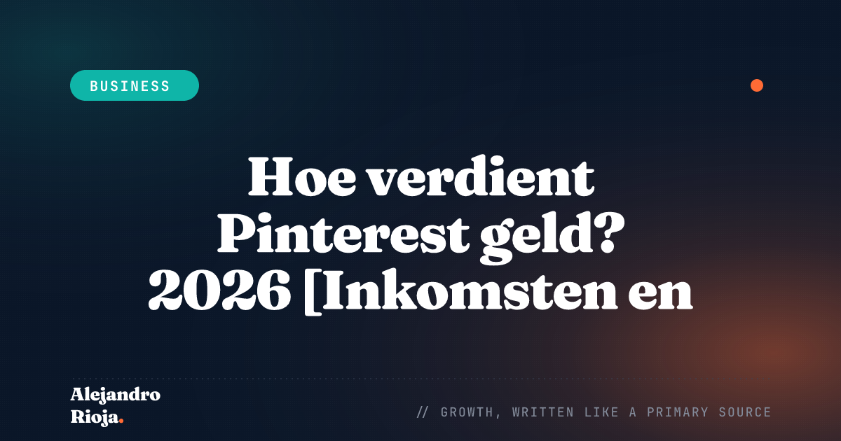 hoe verdient Pinterest geld