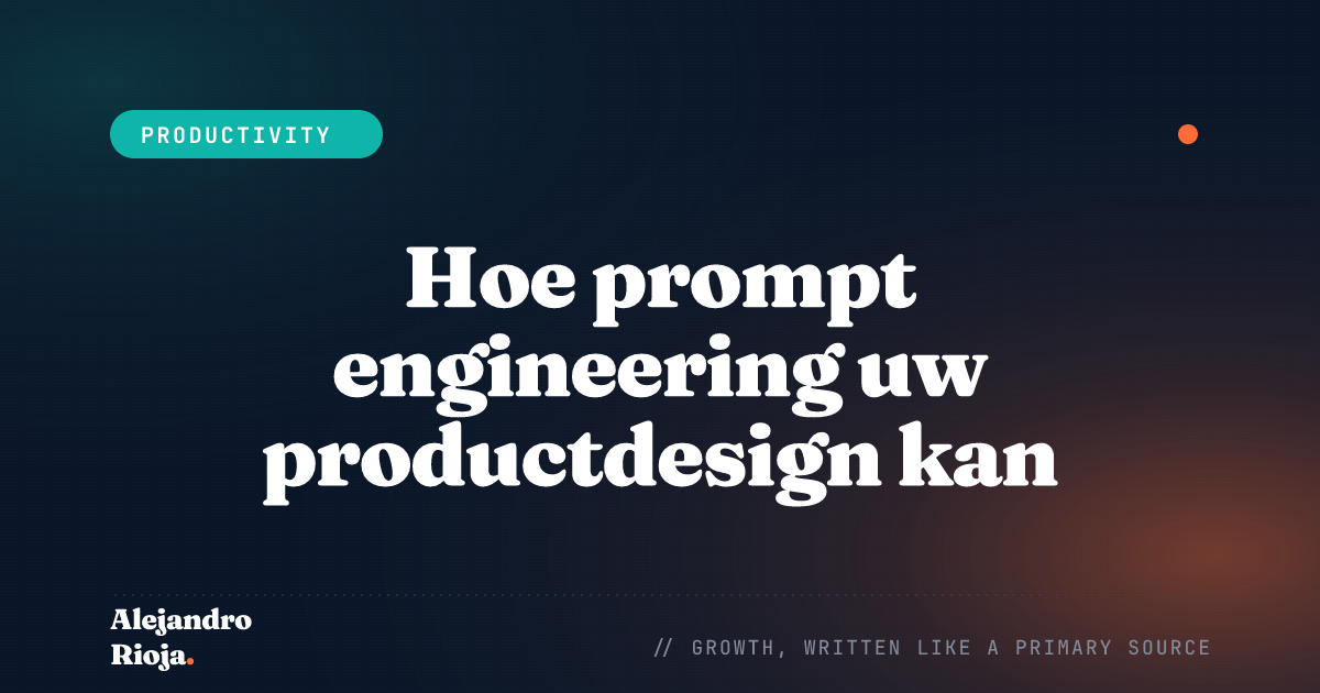 Hoe prompt engineering uw productdesign kan revolutioneren