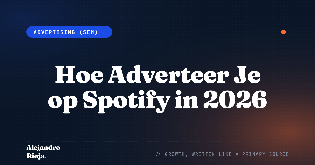 Hoe Spotify-advertenties te plaatsen