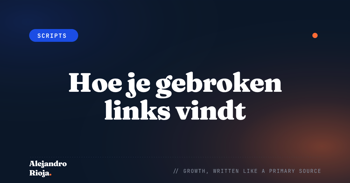 Hoe je gebroken links vindt (en herstelt)