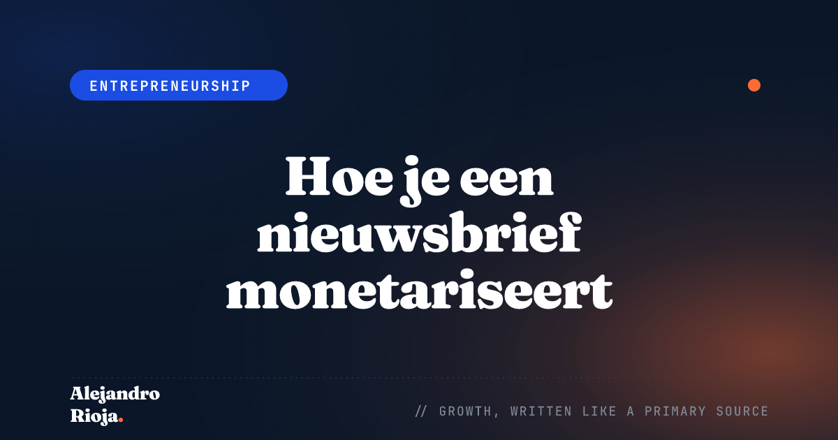 Hoe je een nieuwsbrief monetariseert: 5 inkomstenmodellen die echt werken