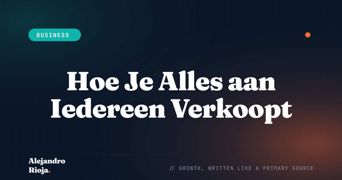 Hoe Je Alles aan Iedereen Verkoopt (7 Creatieve Verkooptechnieken)