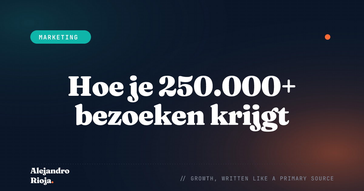 hoe je het verkeer naar je website verhoogt