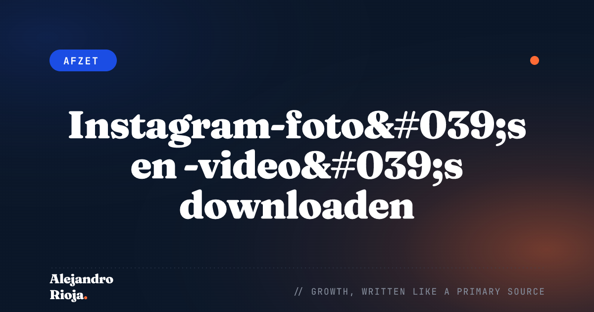 How to Download photos and videos from instagram