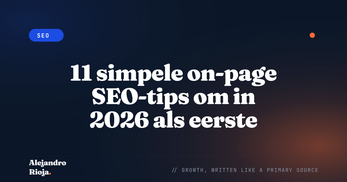 on page SEO tips