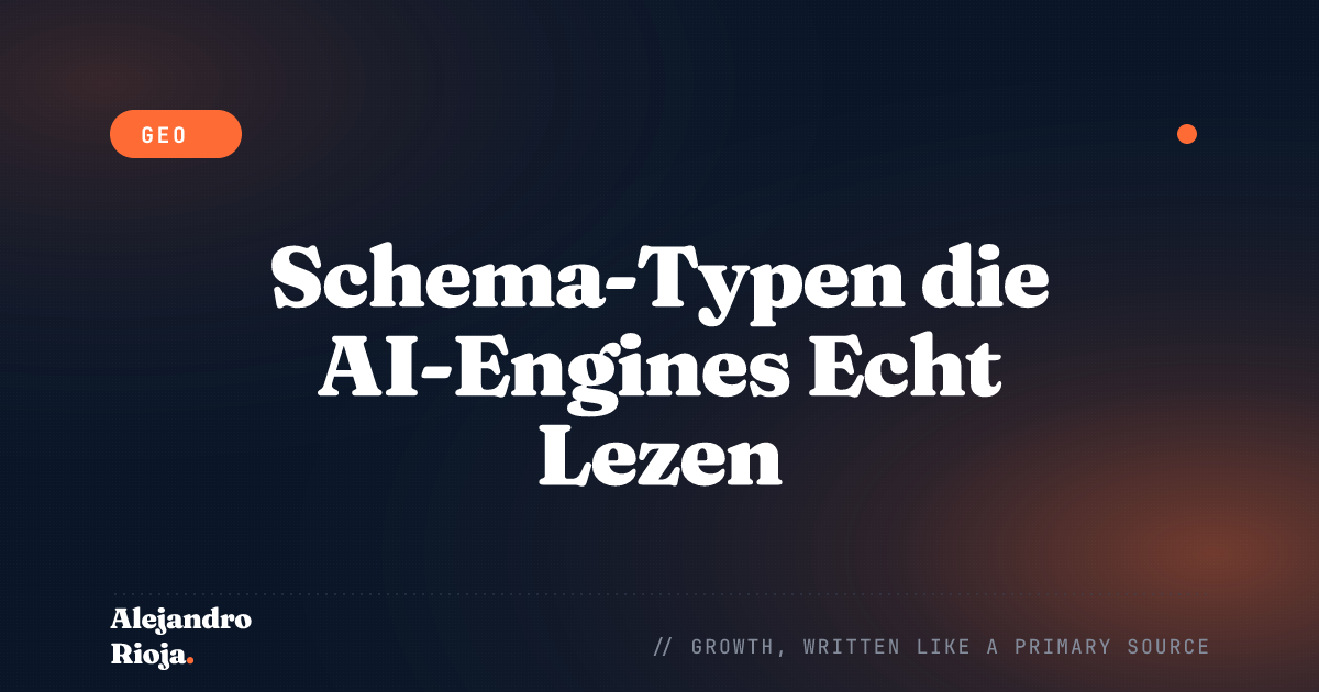 Schema Markup voor AI-Engines: De Typen die Boven Hun Gewicht Slaan