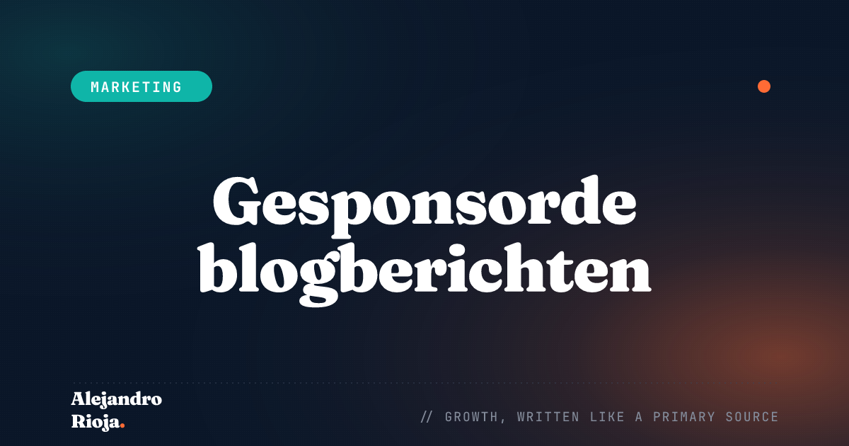 gesponsorde berichten
