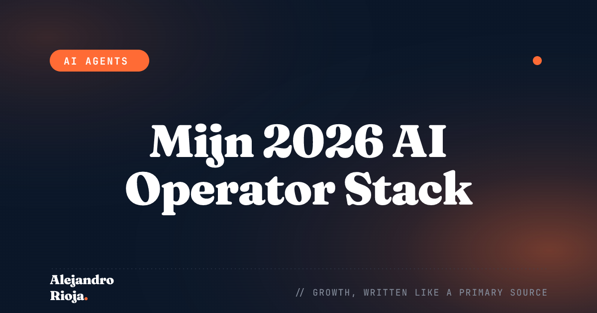 De 5 AI-Tools die ik Echt Gebruik om Mijn Bedrijf te Runnen (2026)
