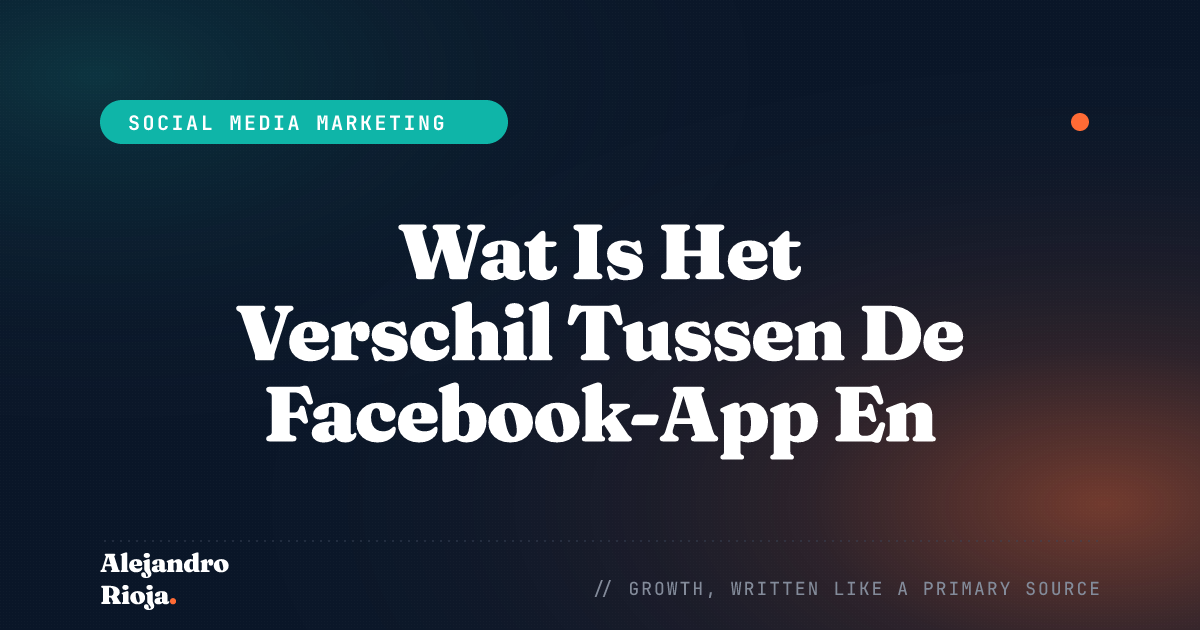 Facebook-app en Touch