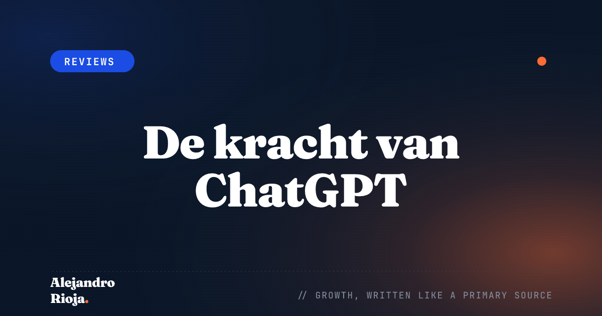 De kracht van ChatGPT