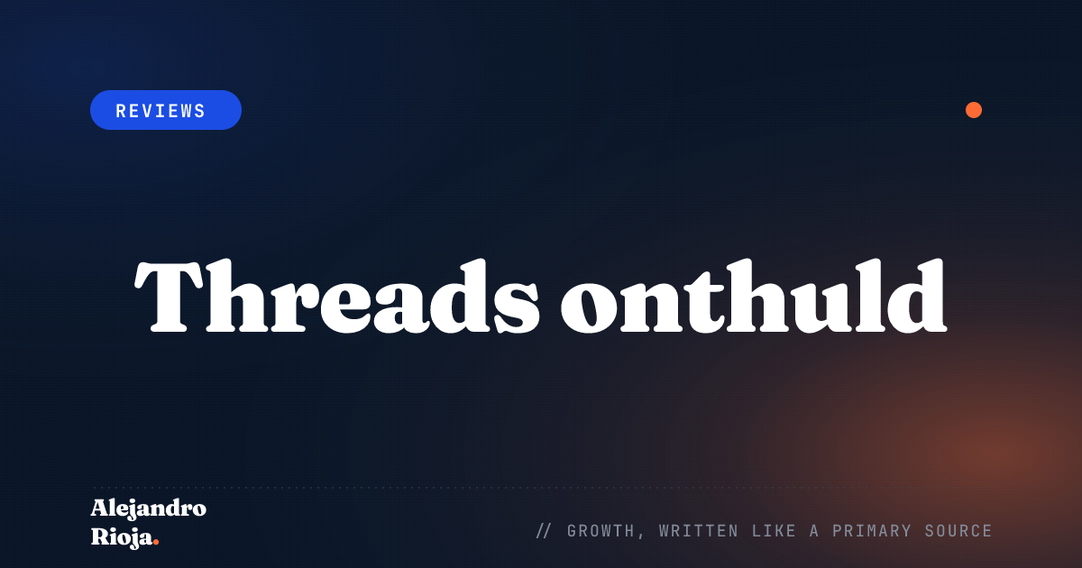 Threads onthuld: hoe je georganiseerd en verbonden blijft
