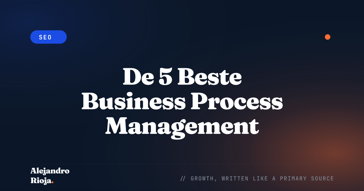 Business Process Management Software
