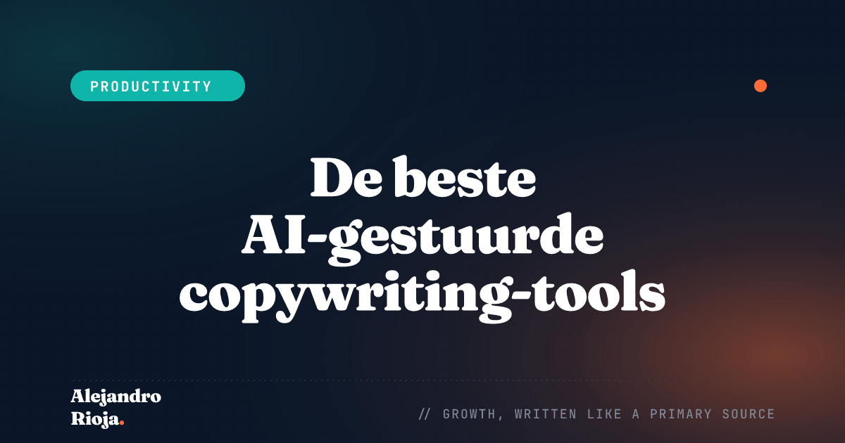 De beste AI-gestuurde copywriting-tools voor bloggers