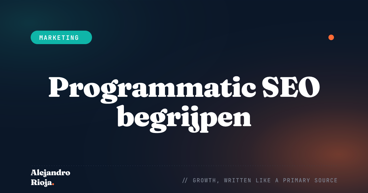 Programmatic SEO