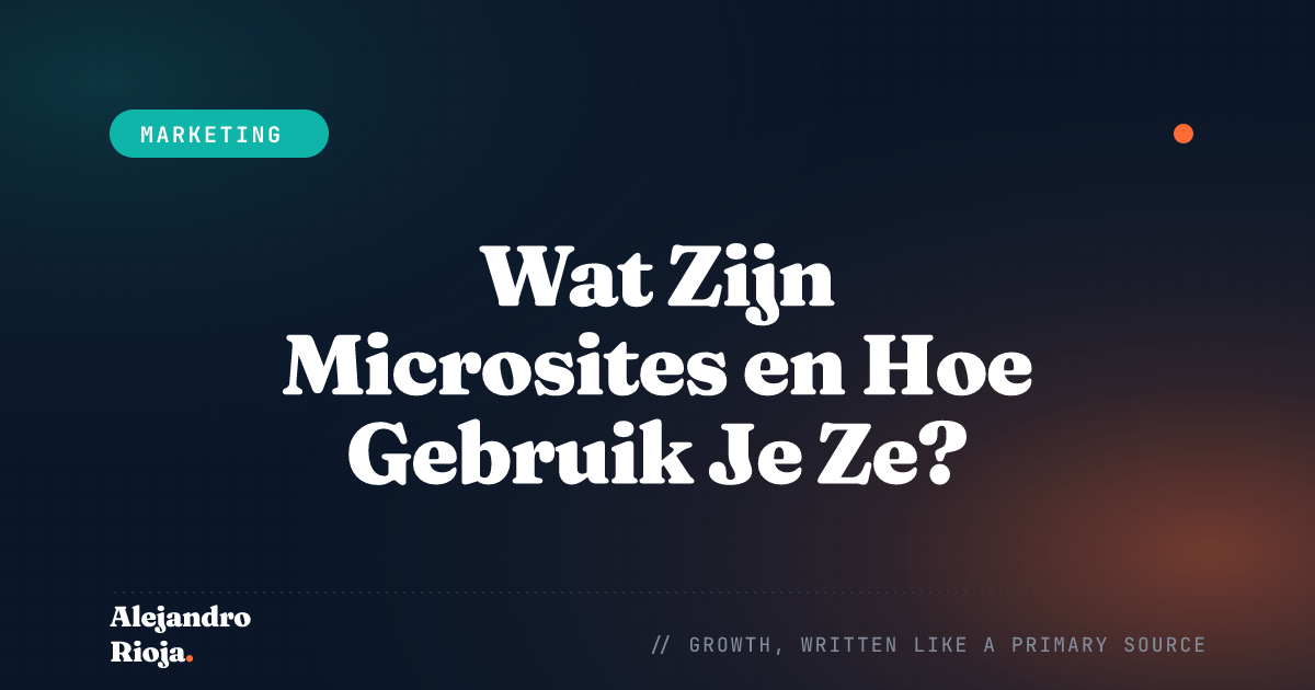 Wat Zijn Microsites