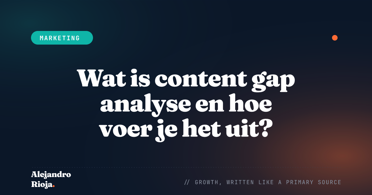 Wat is content gap analyse en hoe voer je het uit?