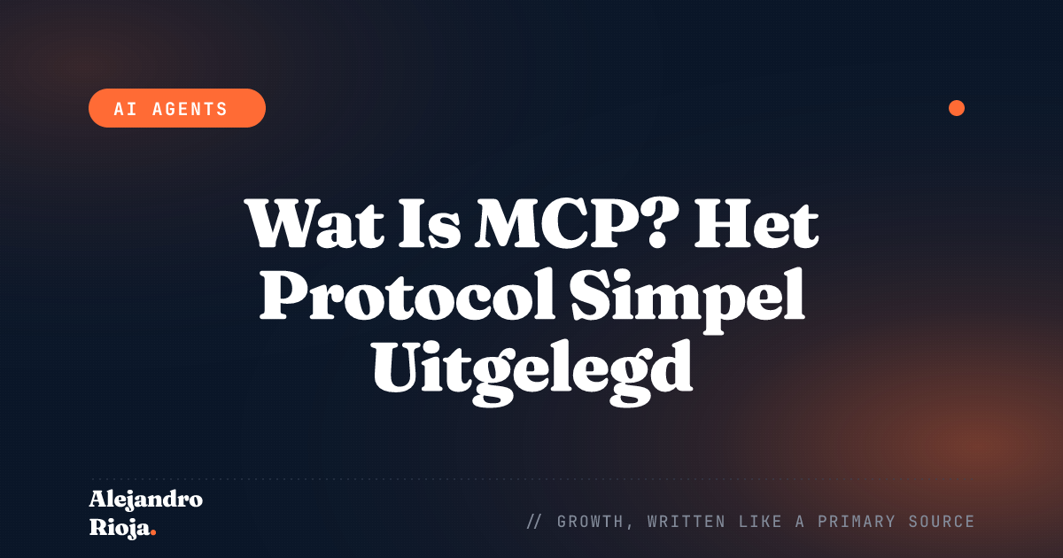Wat Is MCP? Het Protocol Simpel Uitgelegd