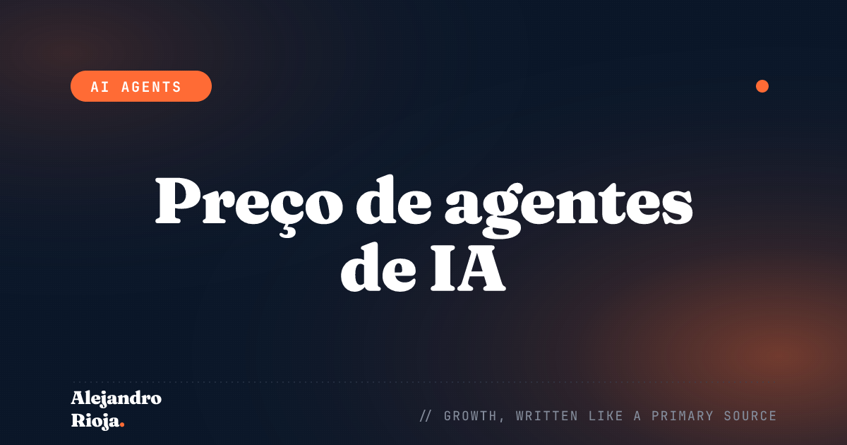 Preço de agentes de IA: quanto cobrar do cliente