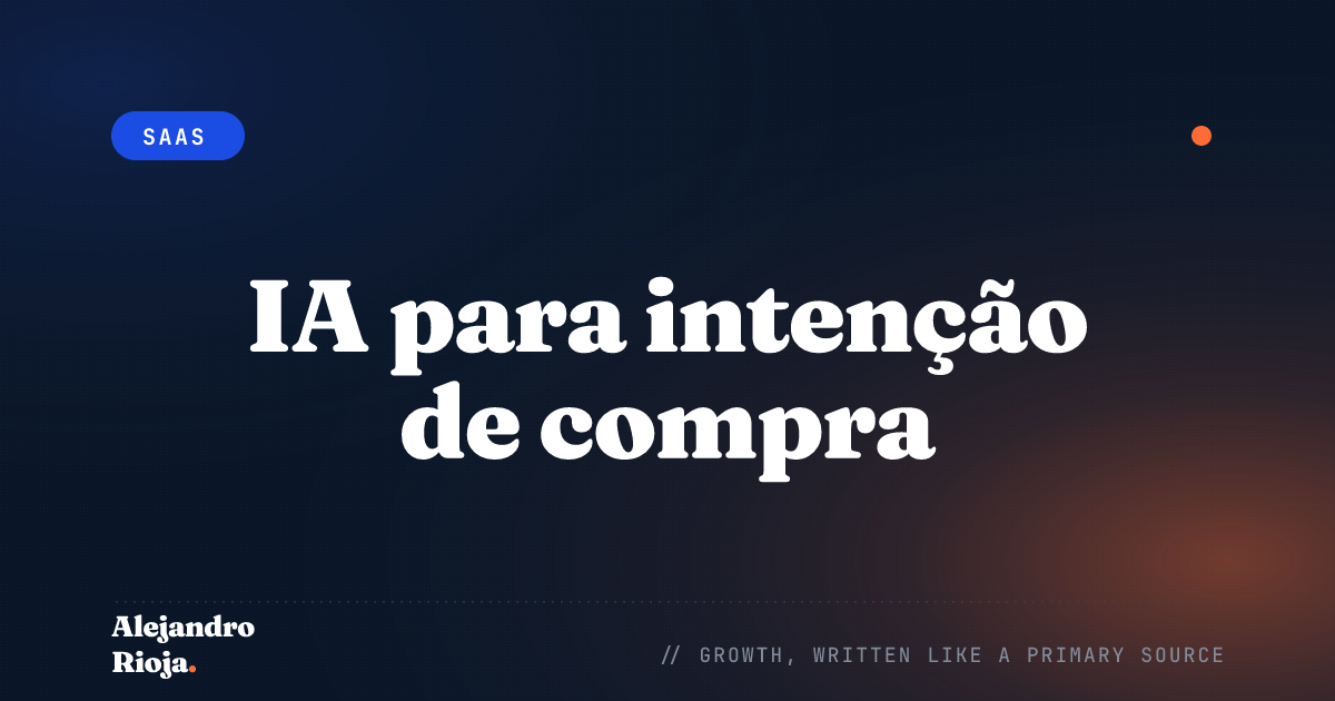 Sinais de intenção de compra: 5 ferramentas de IA em 2026