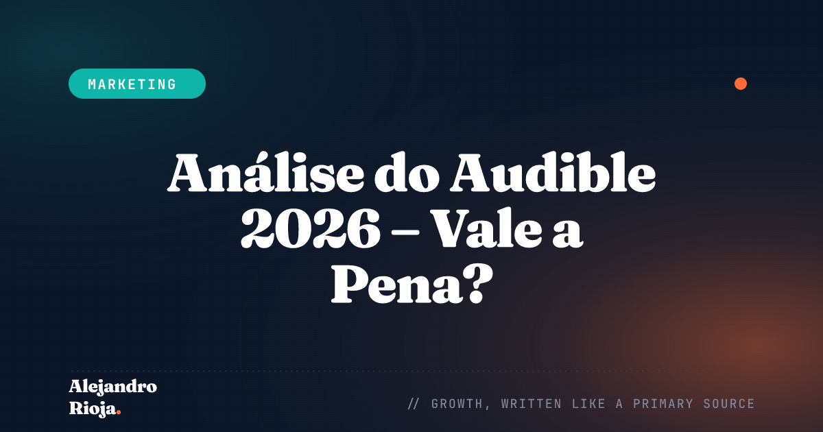 Análise do Audible 2026 – Vale a Pena?
